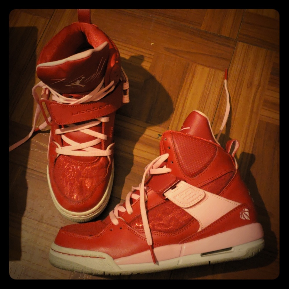 Girls Jordan FLT 45 hi prem GS